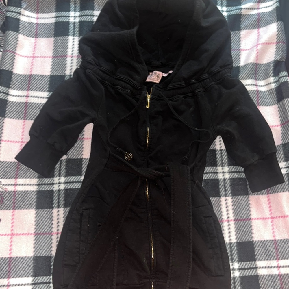 Juicy Couture Short Sleeve Tie Waist Jacket